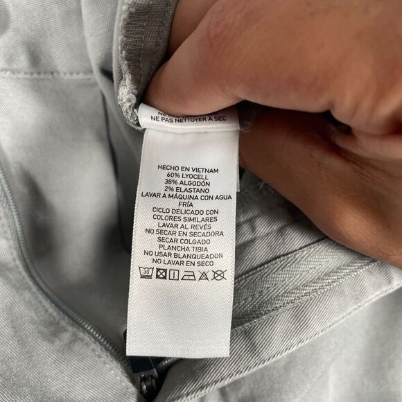 Rhone Gray Mens Everday Twill 5 Pocket Pant Size 30X32 Slim Straight - Picture 6 of 13